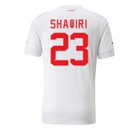 Camisa de time de futebol Suíça Xherdan Shaqiri #23 Replicas 2º Equipamento Mundo 2022 Manga Curta